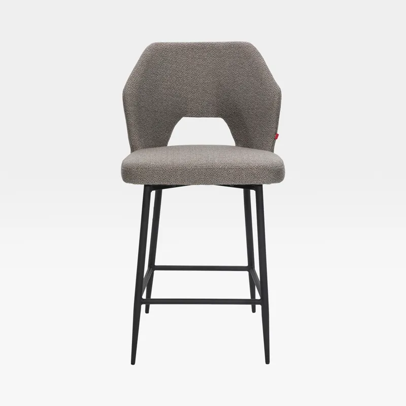 HOLD counter chair taupe/black