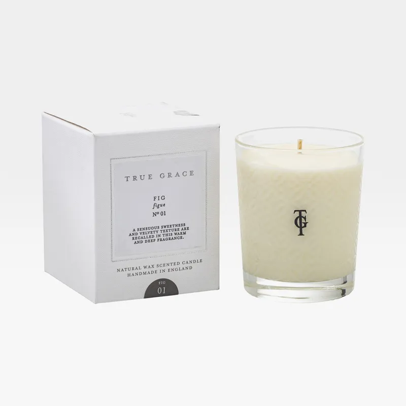 FIG candle small clear