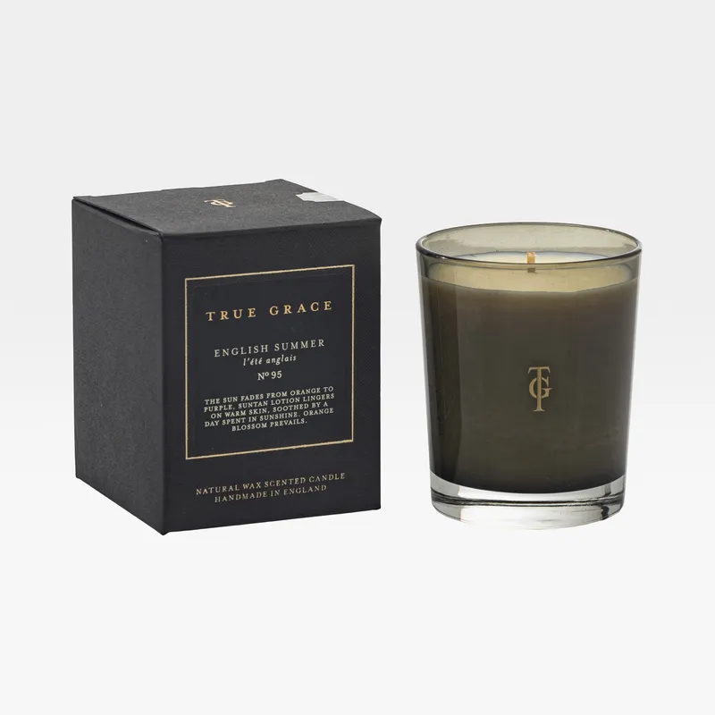 ENGLISH SUMMER candle small black