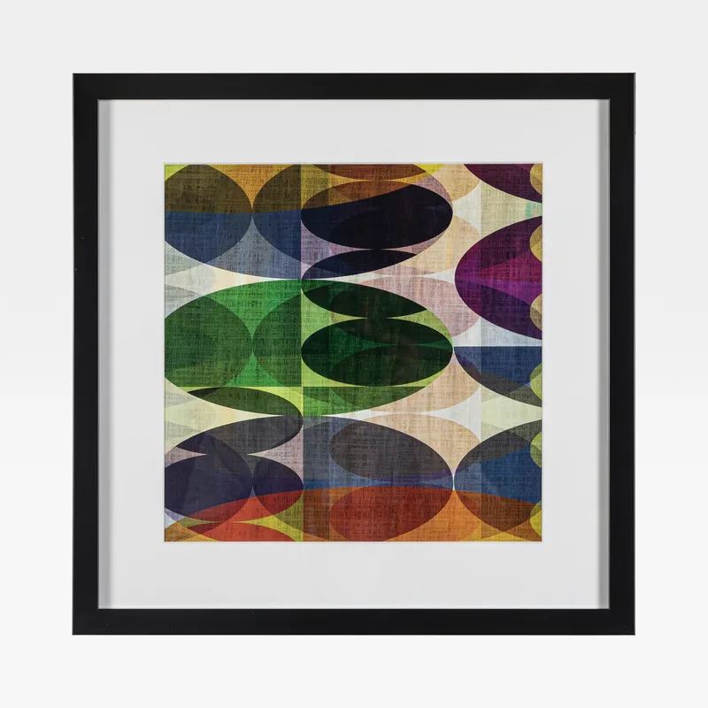 NEW Tonic I print black - 43x43cm