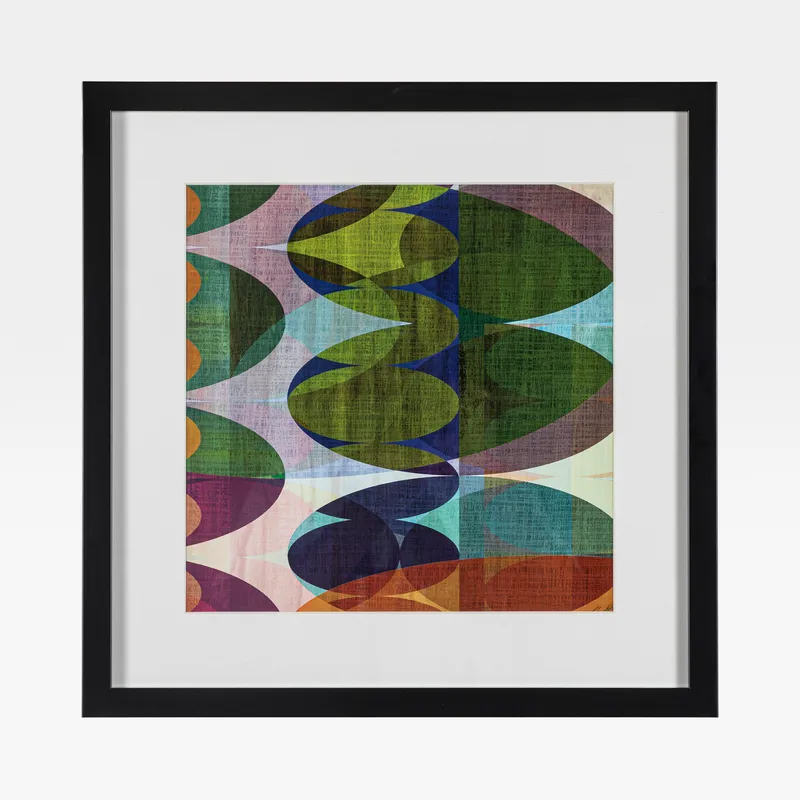 NEW Tonic II print black - 43x43cm