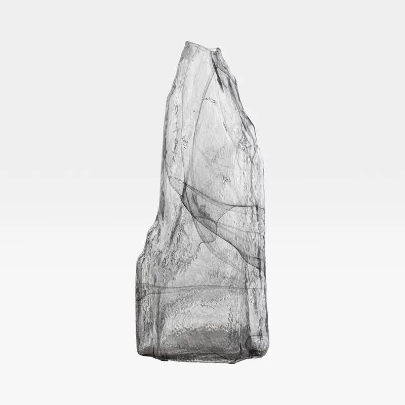 MOUNTAIN vase clear - H42cm