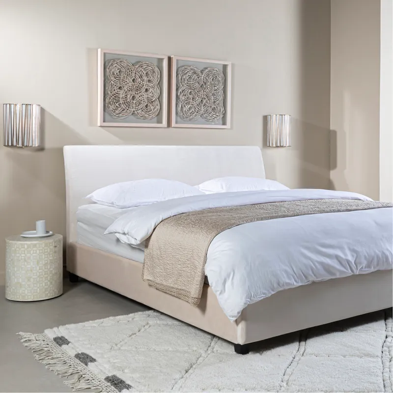 ALISA bed microfibre natural - 160x200cm