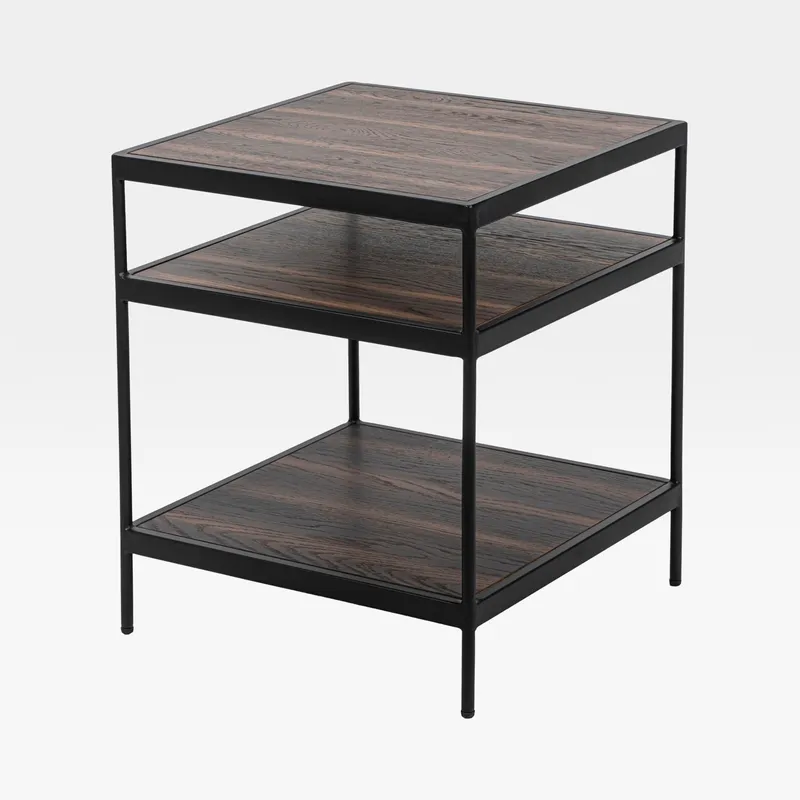 PACHA side table brown/black - 50x50cm