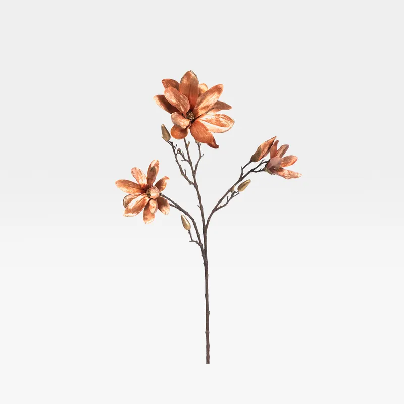 VELVET magnolia stem pink - H86cm