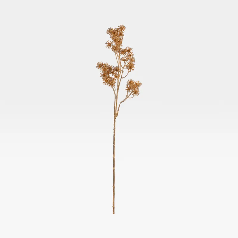 METALLIC aralia stem gold - H83cm