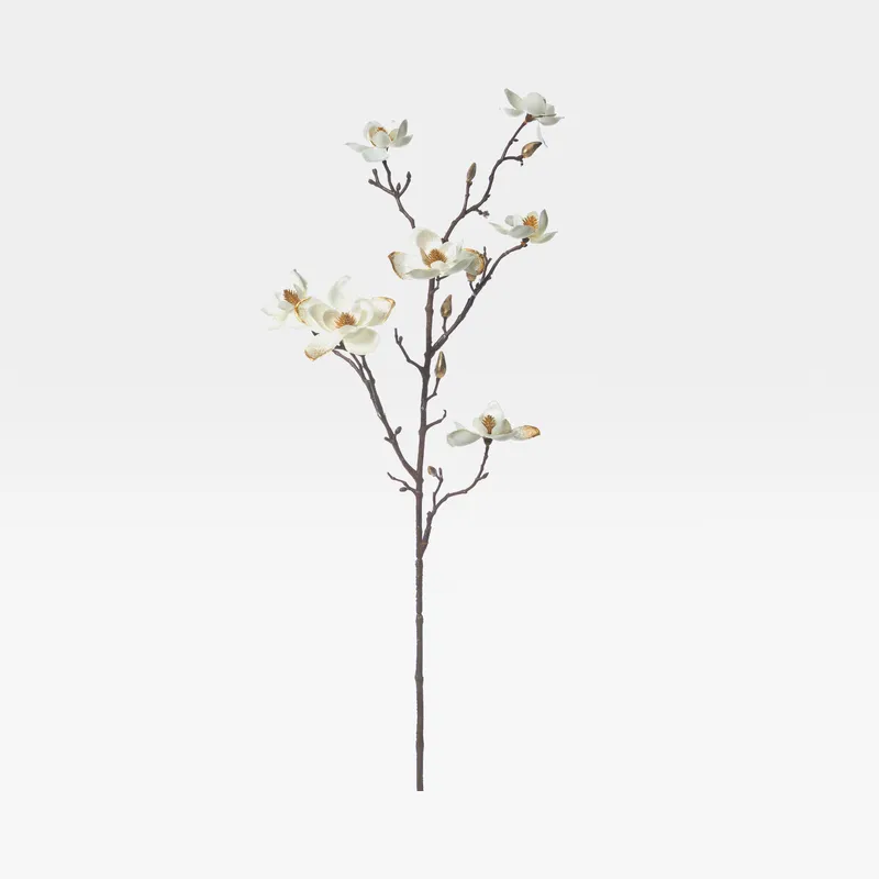 VELVET dogwood stem white - H83cm