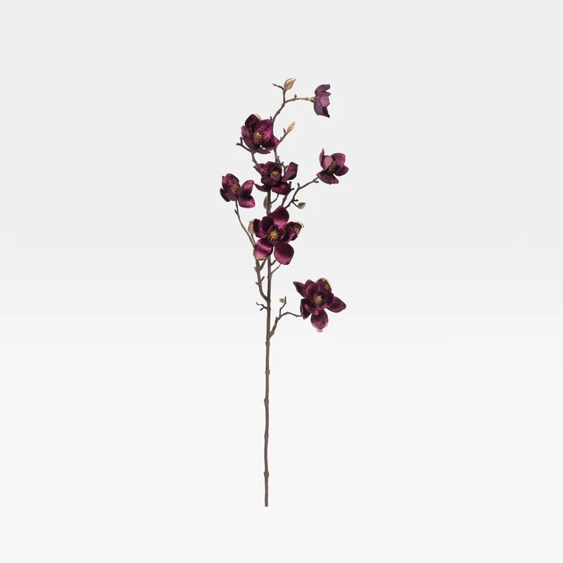 VELVET dogwood stem purple - H83cm