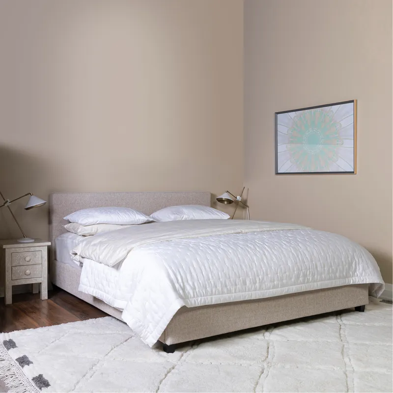 SEOUL bed beige - 180x200cm