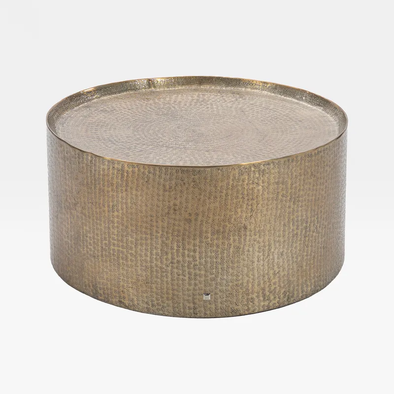 MASON coffee table brass - dia 80cm