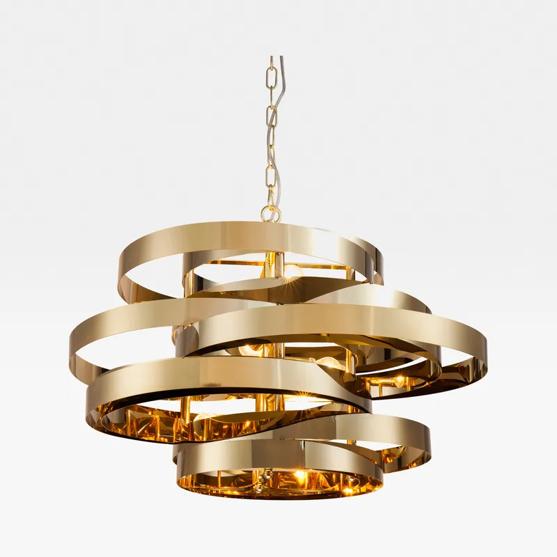 AMBRACE chandelier gold - dia 74cm