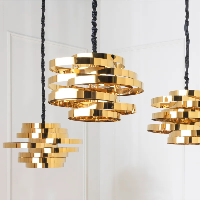 AMBRACE chandelier gold - dia 74cm