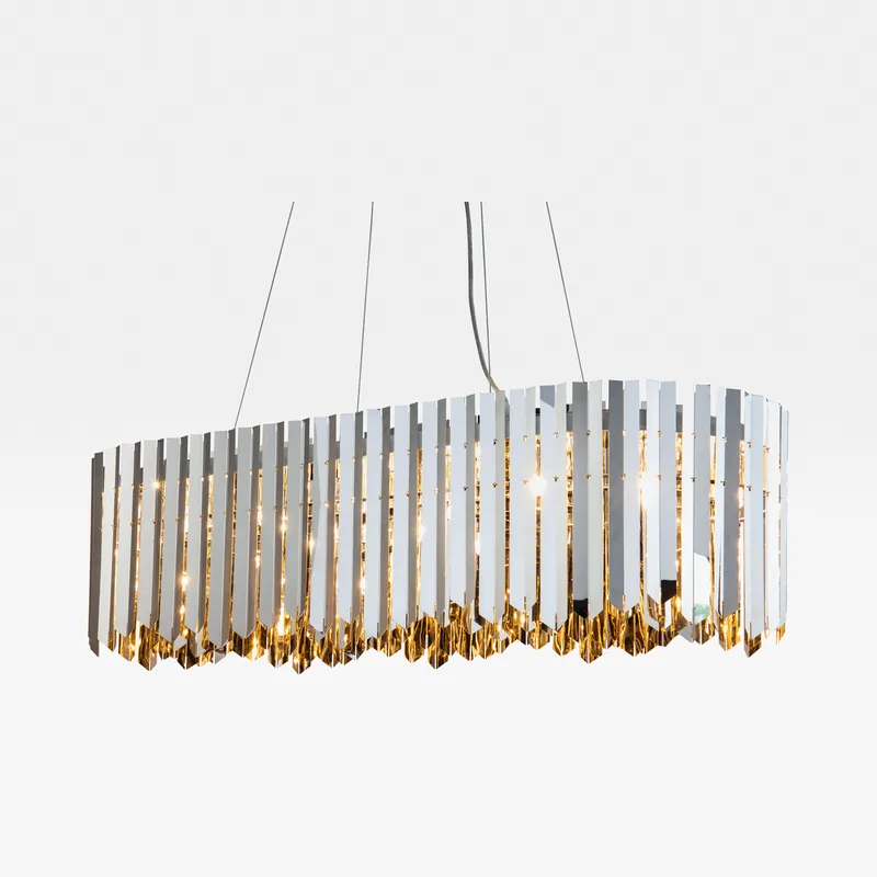 ADD 100 chandelier stainless steel - 100x37cm