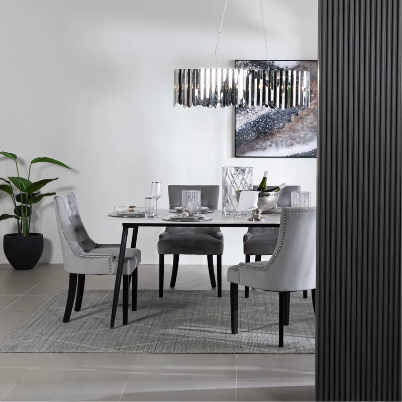 TRISTEN rug black/grey - 200x300cm