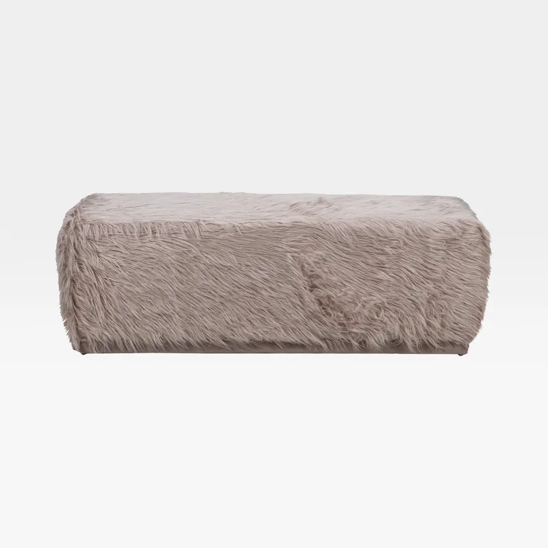 HAIRY stool pink - 144x46cm
