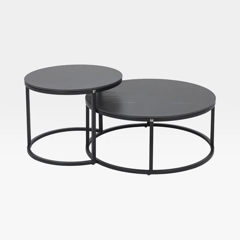 SAMS coffee table black set of 2
