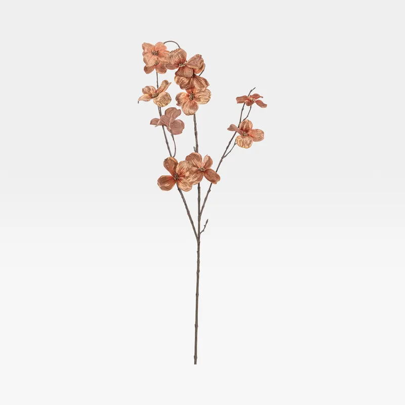 VELVET dogwood stem pink - H99cm