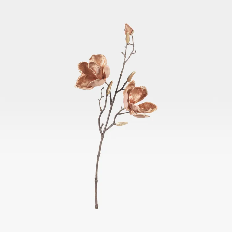 VELVET magnolia stem pink - H61cm