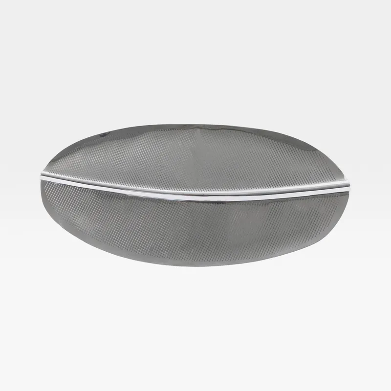 BANANA leaf decoration stainless steel - 43x19cm