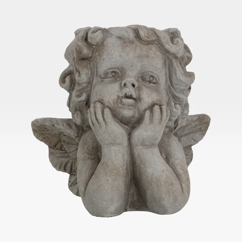 ANGEL planter grey - H20cm