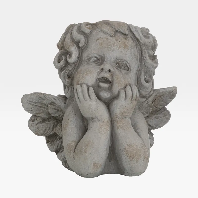 ANGEL planter grey - H25cm