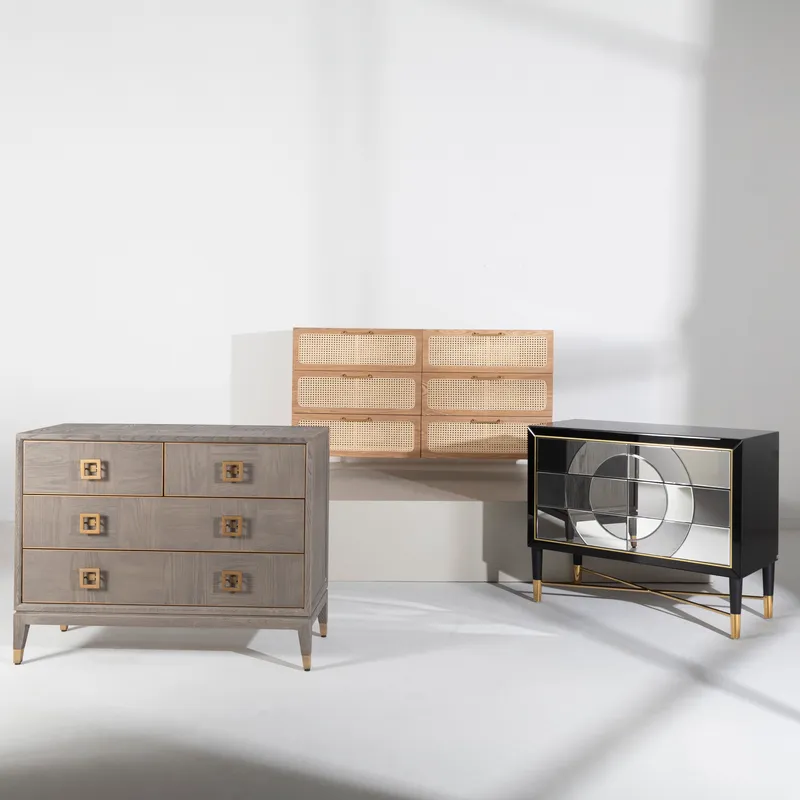AMALFI chest of 6 drawers natural