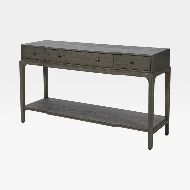 TRAIL console grey - 161x43cm