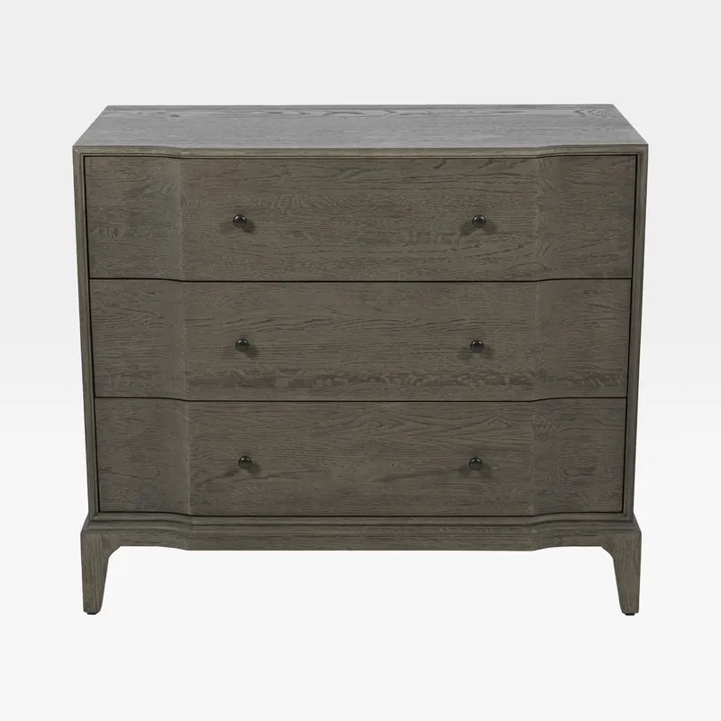 TRAIL chest of 3 drawers grey