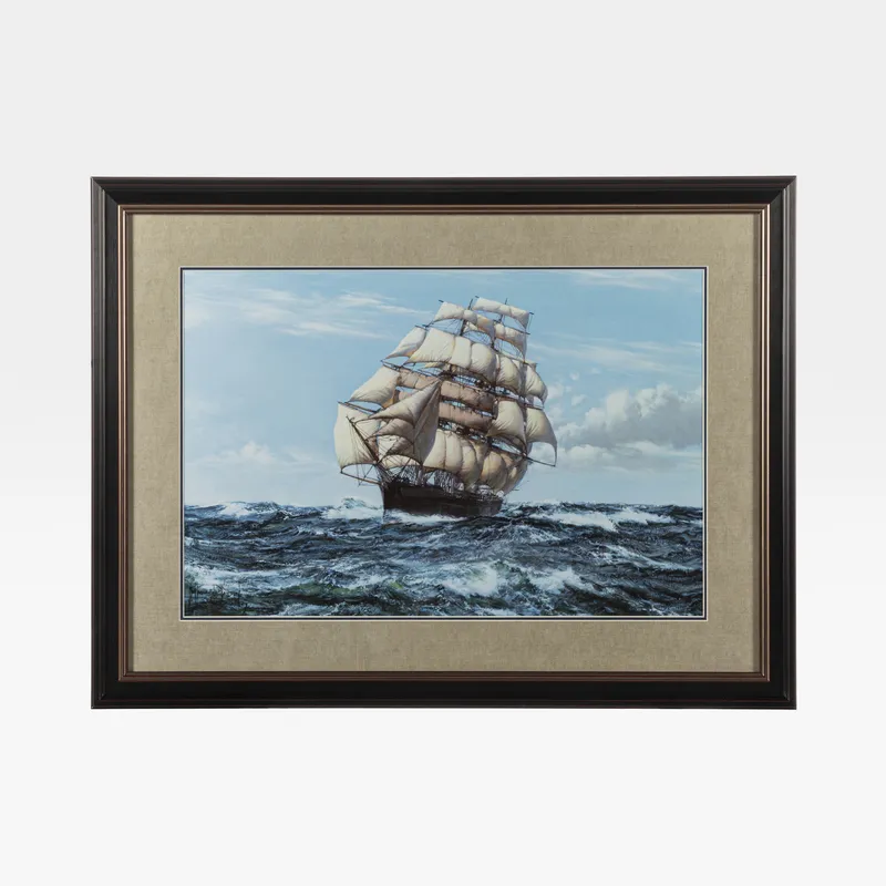 RACING HOME The Cutty Sark print black - 100x75cm