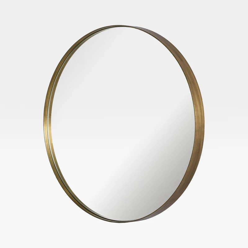 TANYA wall mirror brass - dia 60cm