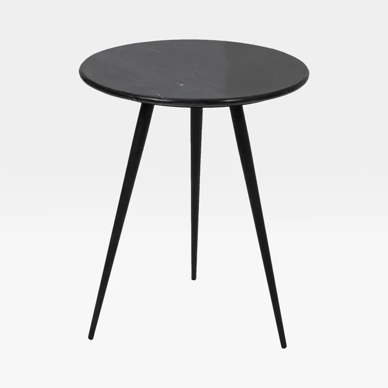 COMET side table black - dia 46cm