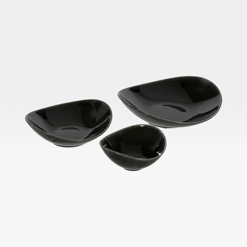 BERRY bowl green set of 3