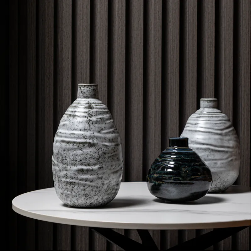 ONYX vase white - H19cm