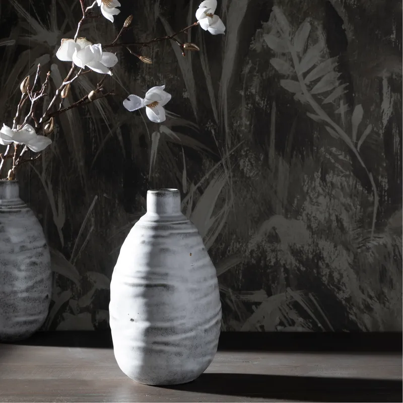 ONYX vase white - H22cm