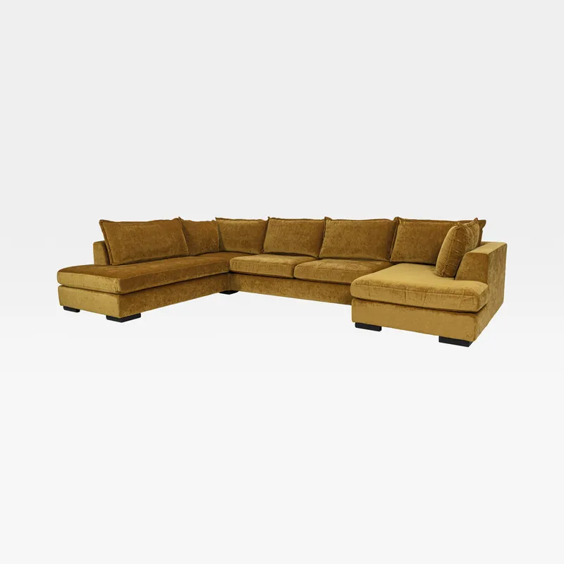ELPASO U shape left sofa yellow