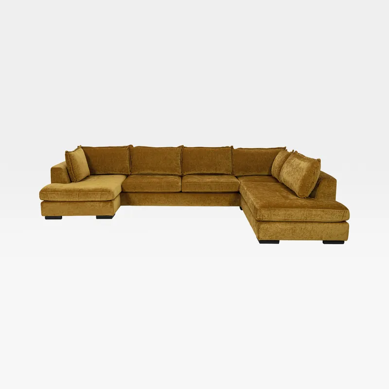 ELPASO U shape right sofa yellow