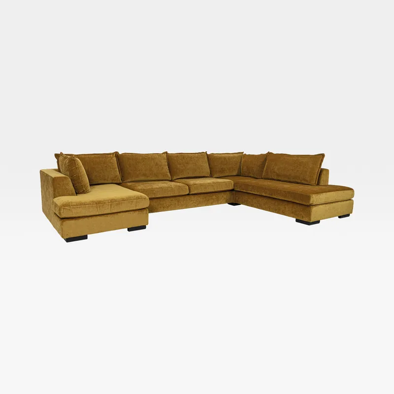 ELPASO U shape right sofa yellow