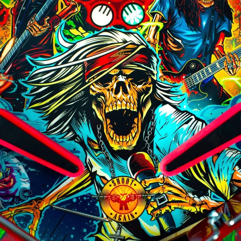 GUNS N ROSES LTD pinball table multicolour