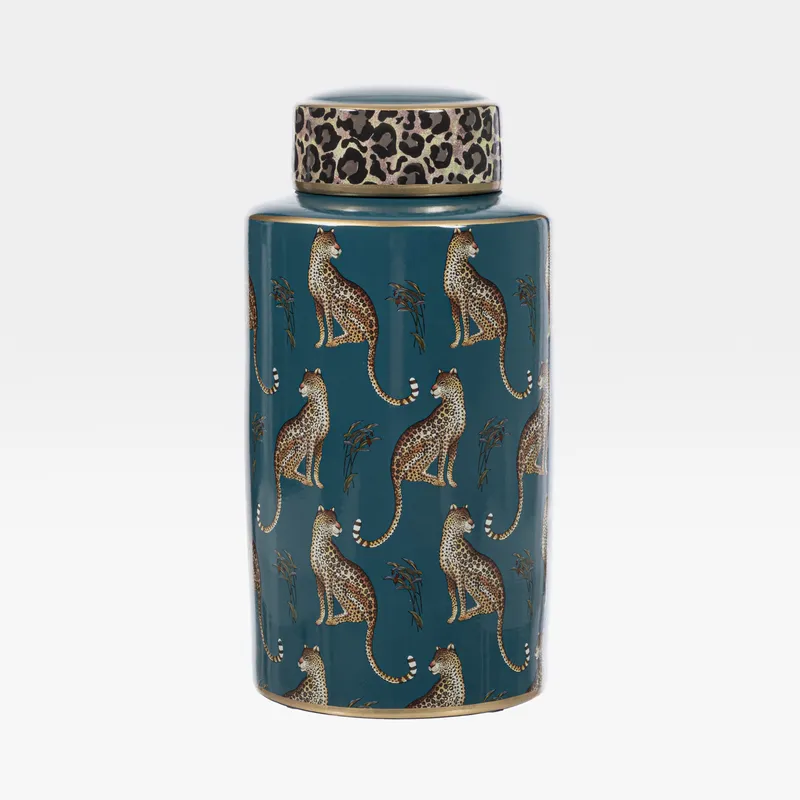 CIAN jar with lid multicolour - H40cm