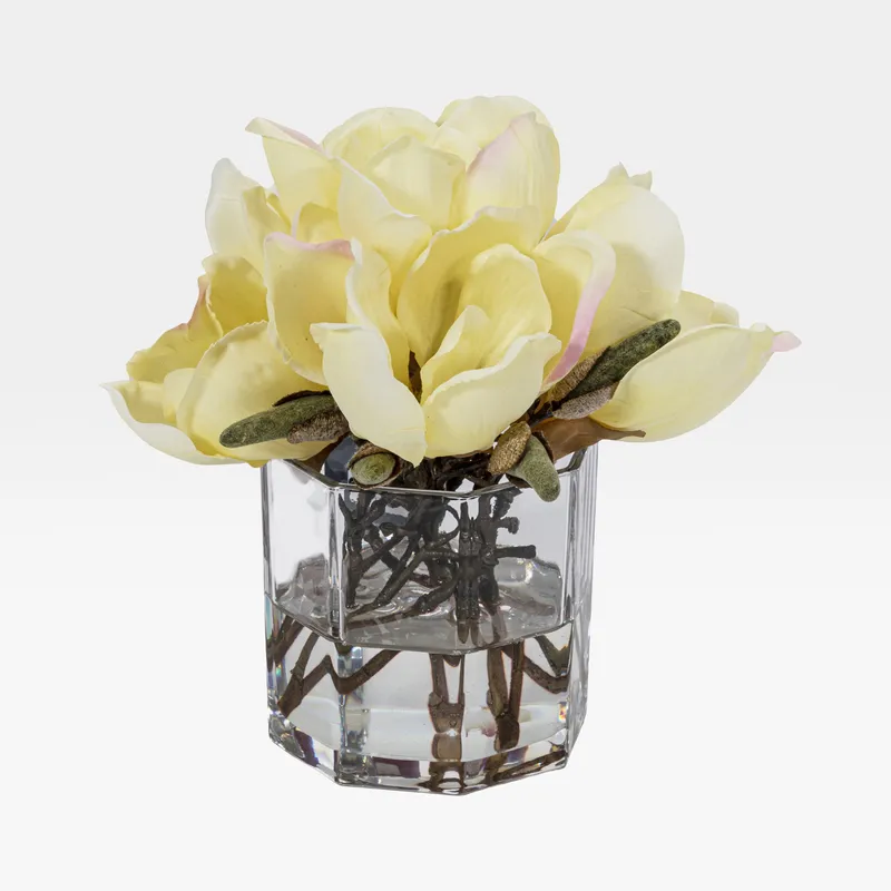 MAGNOLIA arrangement yellow - H20cm