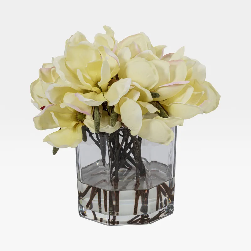 MAGNOLIA arrangement yellow - H25cm