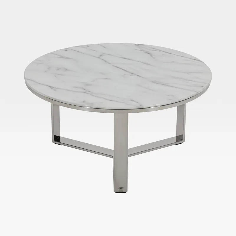 TRIPO coffee table white - dia 70cm