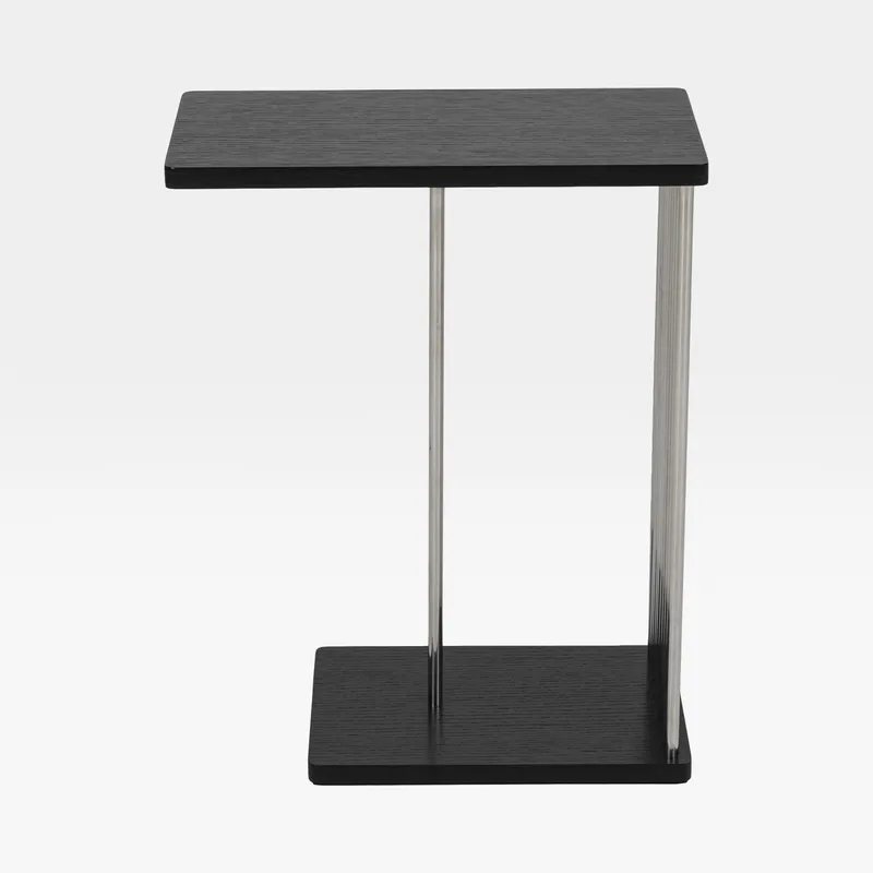 HARLEM side table black - 48x27cm