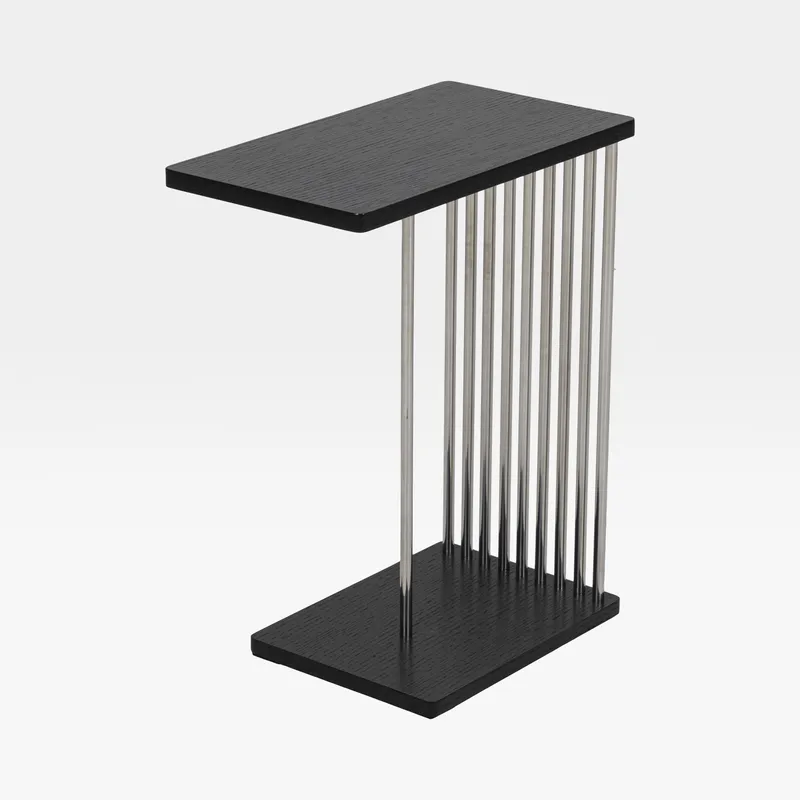 HARLEM side table black - 48x27cm