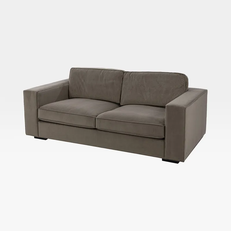 SENT 2 seater sofa microfibre taupe
