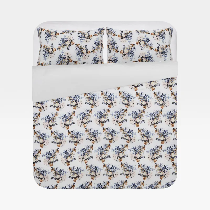 CIARA duvet cover white/blue set of 3