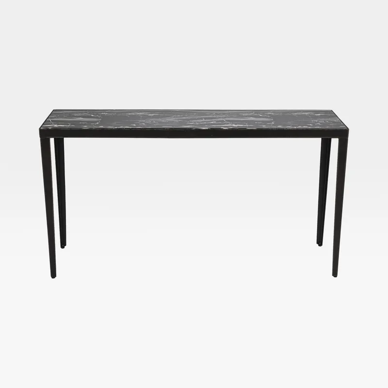 TECH console black - 160x40cm