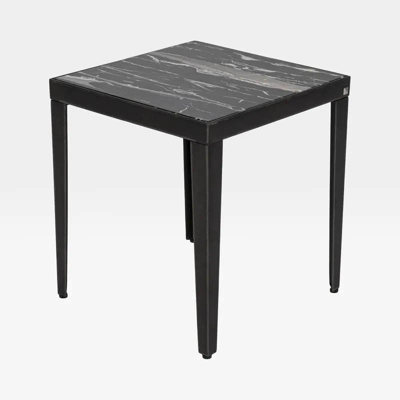 TECH side table black - 50x50cm