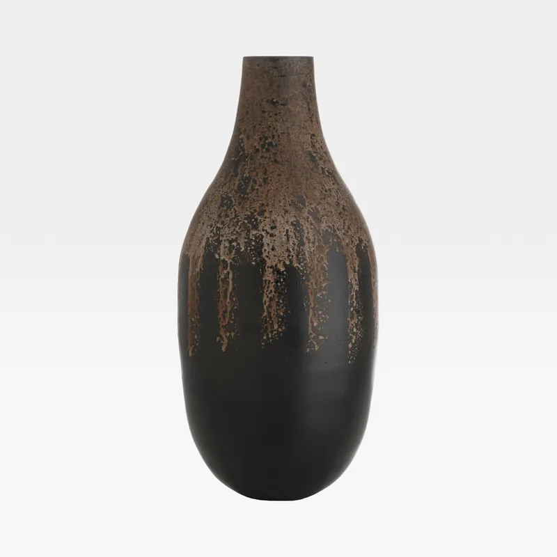 ALSTON vase bronze - H38cm