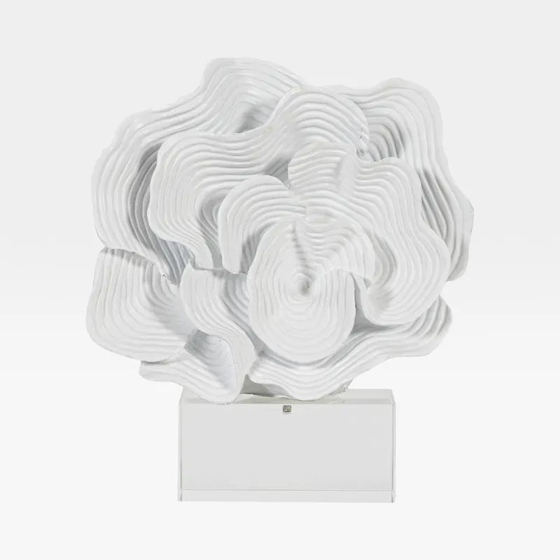 SOPHIE coral decoration white - H31cm